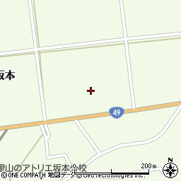 福島県河沼郡会津坂下町坂本周辺の地図