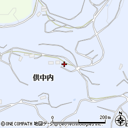 福島県二本松市西勝田供中内18周辺の地図