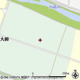 福島県南相馬市小高区福岡（大柳）周辺の地図