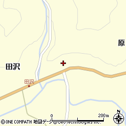 福島県二本松市田沢原111周辺の地図