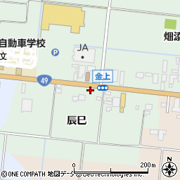 福島県会津坂下町（河沼郡）金上（中辰巳）周辺の地図