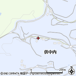 福島県二本松市西勝田供中内5周辺の地図
