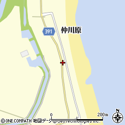 福島県南相馬市小高区村上仲川原周辺の地図