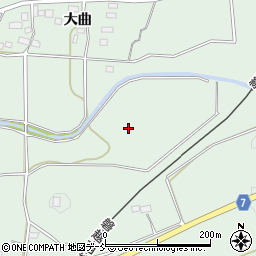 福島県耶麻郡磐梯町更科大曲向周辺の地図