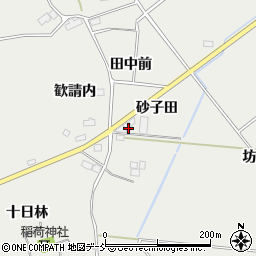 福島県南相馬市小高区飯崎（砂子田）周辺の地図