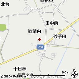 福島県南相馬市小高区飯崎歓請内26周辺の地図