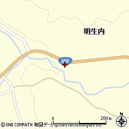 福島県二本松市田沢明生内153周辺の地図