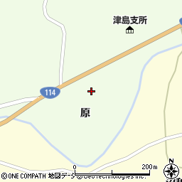 福島県浪江町（双葉郡）下津島（原）周辺の地図
