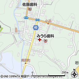 福島県二本松市小浜鳥居町周辺の地図