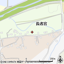 福島県二本松市長者宮周辺の地図