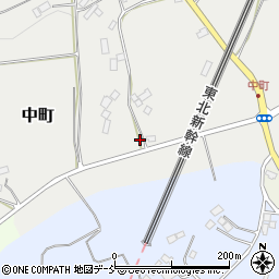 福島県二本松市中町322周辺の地図