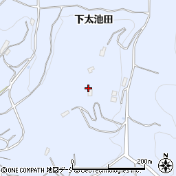 福島県二本松市西勝田下太池田415周辺の地図
