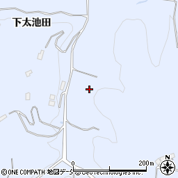 福島県二本松市西勝田（土合）周辺の地図