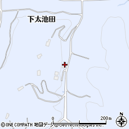 福島県二本松市西勝田下太池田424周辺の地図