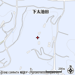 福島県二本松市西勝田下太池田416周辺の地図