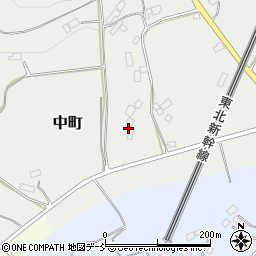福島県二本松市中町317周辺の地図