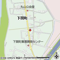新潟県見附市下関町周辺の地図