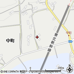 福島県二本松市中町326周辺の地図
