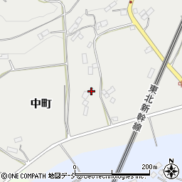 福島県二本松市中町315周辺の地図