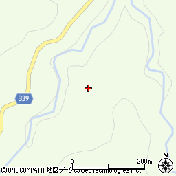 福島県耶麻郡西会津町野沢地蔵ヘツリ甲周辺の地図