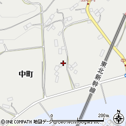 福島県二本松市中町313周辺の地図