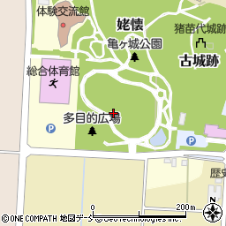 亀ヶ城公園トイレ２周辺の地図