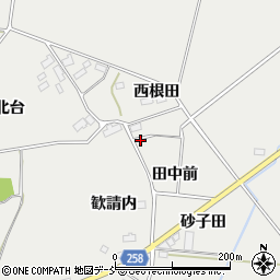 福島県南相馬市小高区飯崎田中前周辺の地図