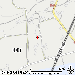 福島県二本松市中町307周辺の地図