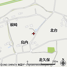 福島県南相馬市小高区飯崎（烏内）周辺の地図
