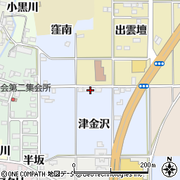 福島県耶麻郡猪苗代町津金沢周辺の地図
