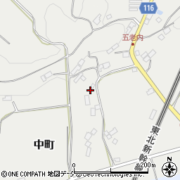 福島県二本松市中町292周辺の地図