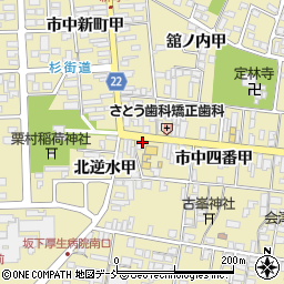 三澤屋周辺の地図