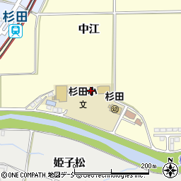 二本松市立杉田幼稚園周辺の地図