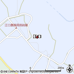 新潟県三条市江口周辺の地図