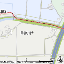 福島県安達郡大玉村大山草津川周辺の地図