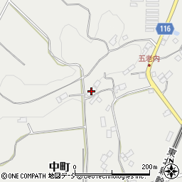 福島県二本松市中町282周辺の地図