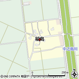 新潟県長岡市稲島周辺の地図