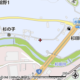 福島県二本松市杉田町1丁目28周辺の地図