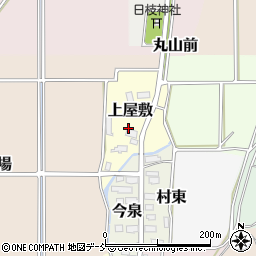 福島県耶麻郡猪苗代町上屋敷周辺の地図