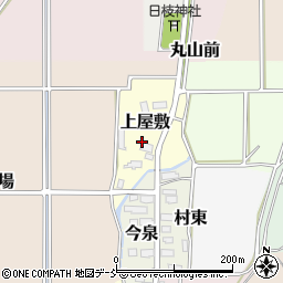 福島県猪苗代町（耶麻郡）上屋敷周辺の地図