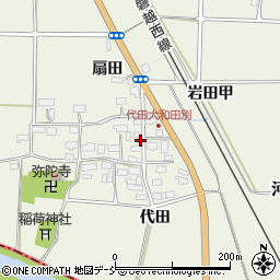 福島県会津若松市河東町代田東泉寺甲周辺の地図