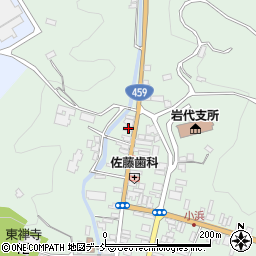 福島県二本松市小浜新町周辺の地図