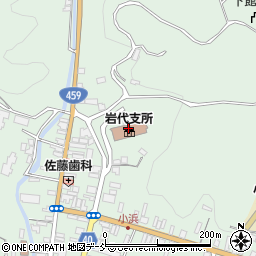 福島県二本松市小浜（北月山）周辺の地図