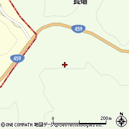 福島県伊達郡川俣町山木屋タキノコ山周辺の地図