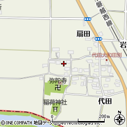 福島県会津若松市河東町代田（代田甲）周辺の地図