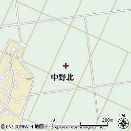 新潟県長岡市中野北周辺の地図