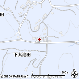 福島県二本松市西勝田下太池田32周辺の地図