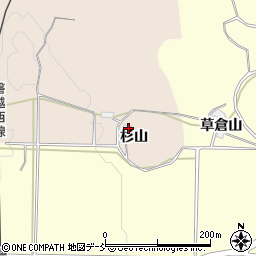 福島県会津若松市河東町広野（杉山）周辺の地図
