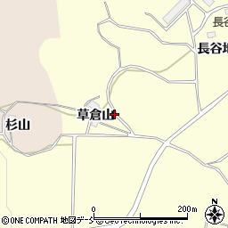 福島県会津若松市河東町東長原周辺の地図