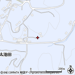 福島県二本松市西勝田下太池田349周辺の地図